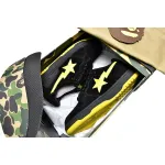 LJR A Bathing Ape Sk8 Sta Black Electric Yellow,1G70-191-031