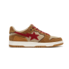 LJR A Bathing Ape Sk8 Sta Wheat Red,1G70-191-030