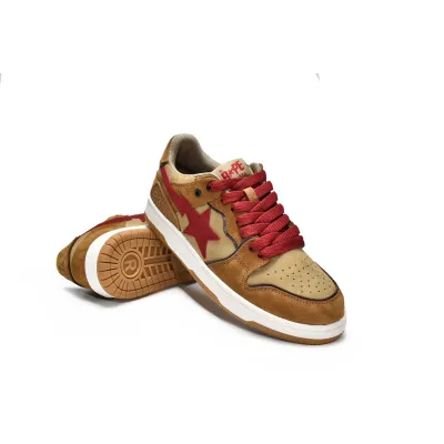 LJR A Bathing Ape Sk8 Sta Wheat Red,1G70-191-030 02
