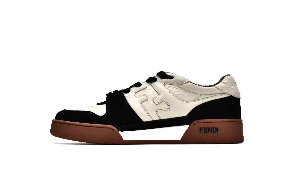 LJR AHH2 F1FHS FENDI Match Black White