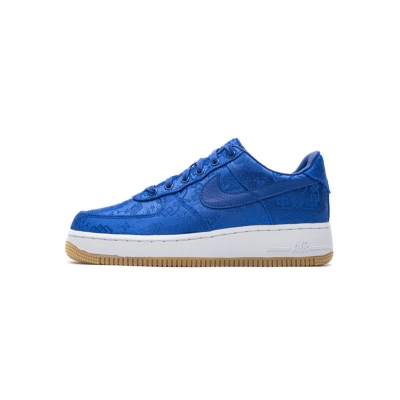 LJR Air Force 1 Low CLOT Blue Silk, CJ5290-400 01