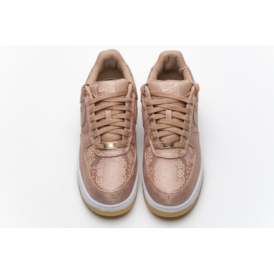 air force 1 low clot rose gold silk