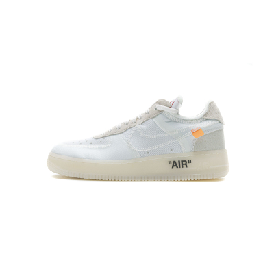 LJR Air Force 1 Low Off-White，AO4606-100 