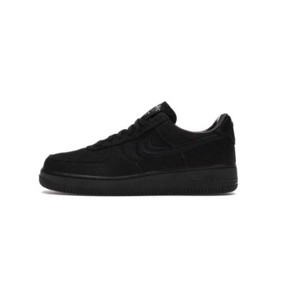 LJR Air Force 1 Low Stussy Black, CZ9084-001 01