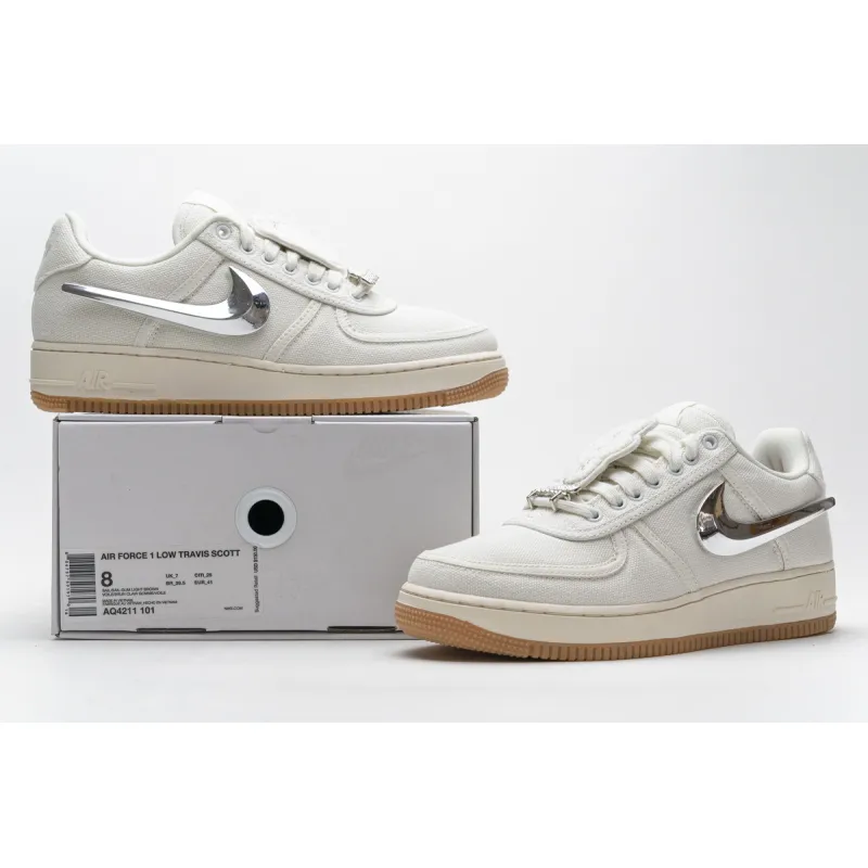 LJR Air Force 1 Low Travis Scott Sail, AQ4211-101
