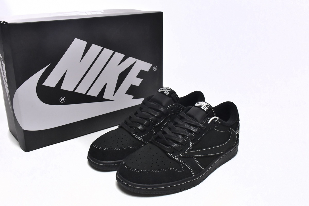 LJR Air Jordan 1 Low Black Phantom Travis Scott,DM7866-001