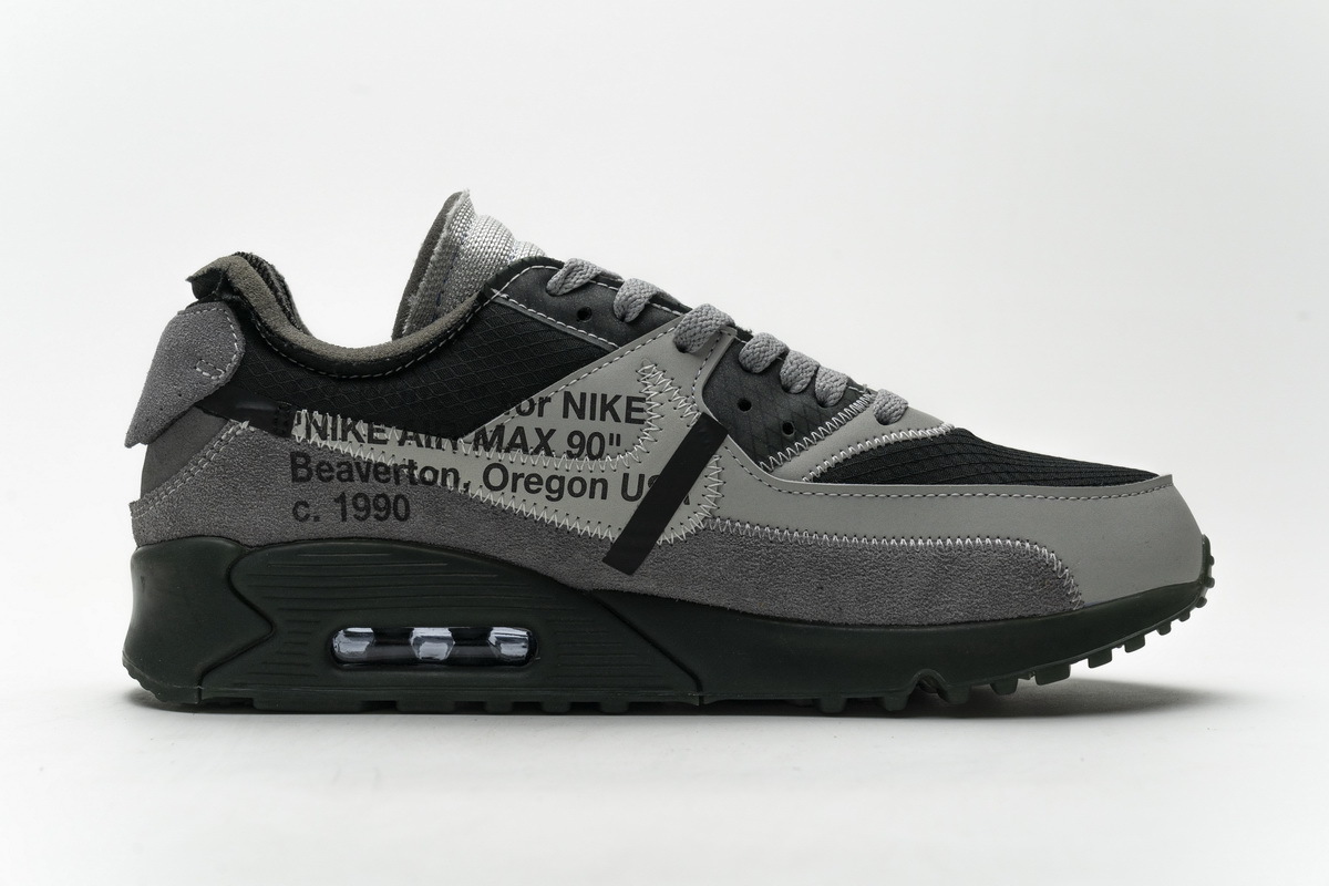 LJR Air Max 90 Grey OFF-White
