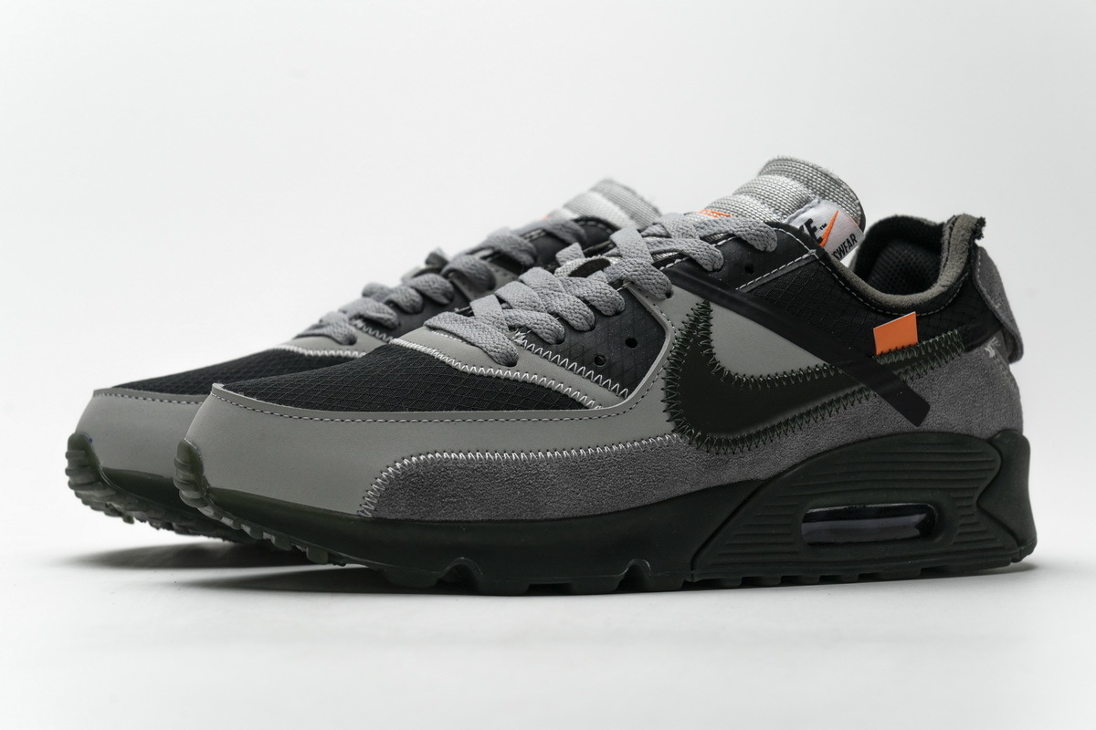LJR Air Max 90 Grey OFF-White