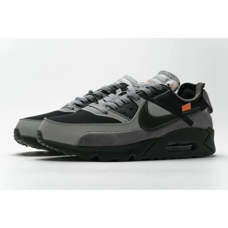 LJR Air Max 90 Grey OFF-White