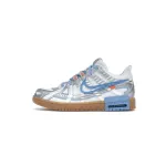 LJR Air Rubber Dunk Off-White UNC，CU6015-100