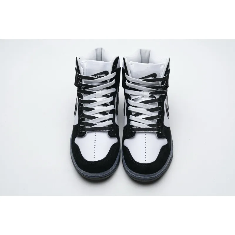 LJR Dunk High Slam Jam White Black，DA1639-100 