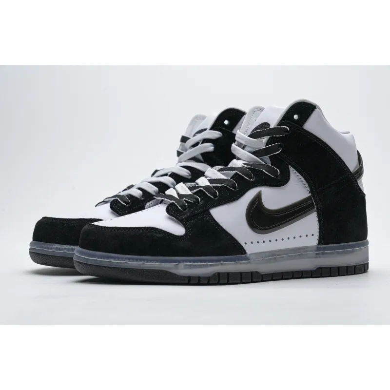 LJR Dunk High Slam Jam White Black，DA1639-100 