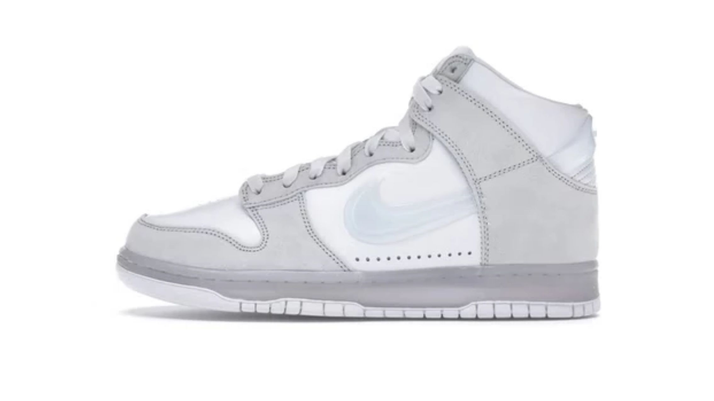 LJR Dunk High Slam Jam White Pure Platinum，DA1639-100 
