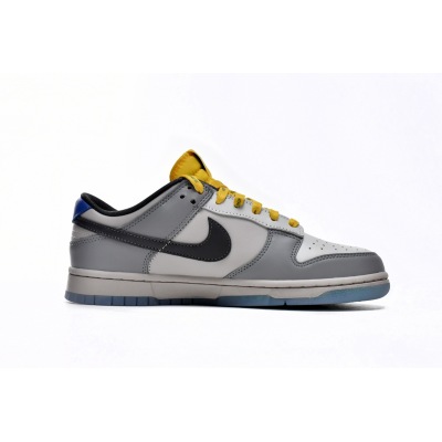 LJR Dunk Low Gray Black and Yellow,DR6187-001