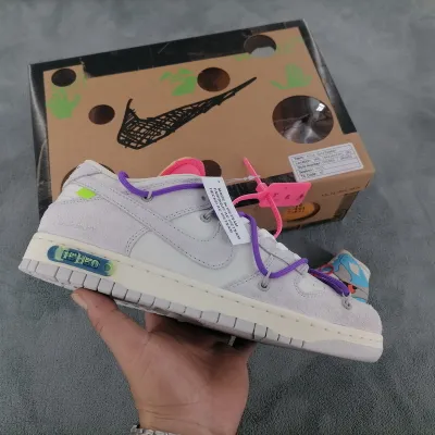LJR Dunk Low Off-White Lot 15，DJ0950-101 02
