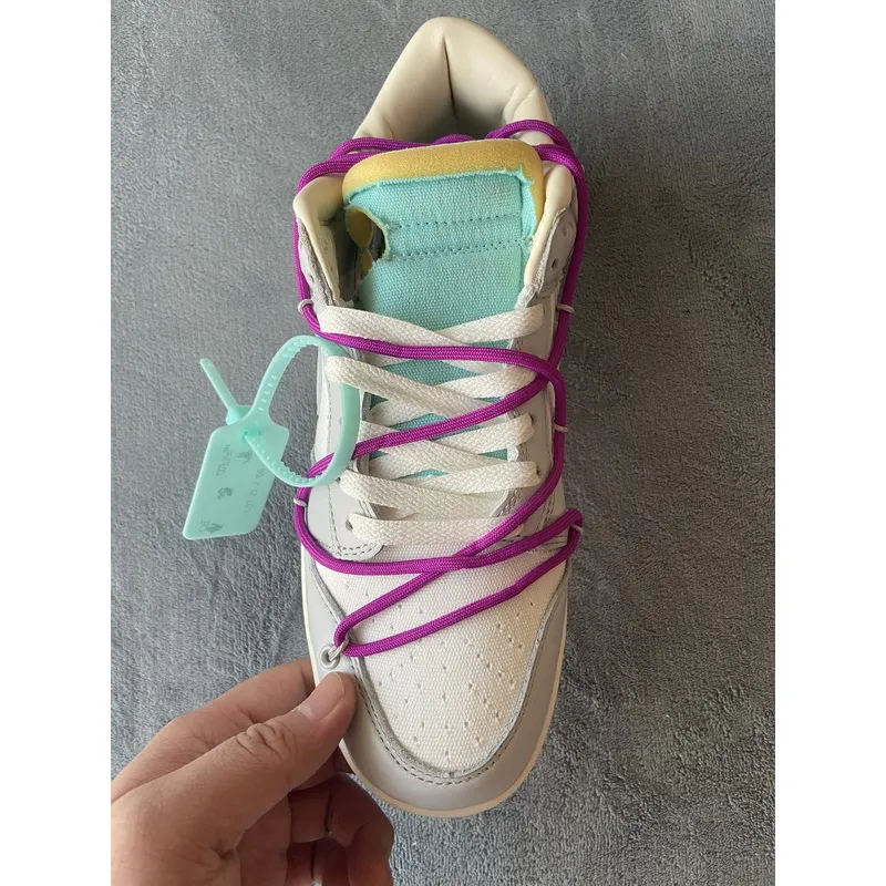 LJR Dunk Low Off-White Lot 21, DM1602-100