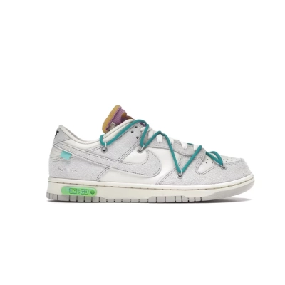 LJR Dunk Low Off-White Lot 36  DJ0950-107 01