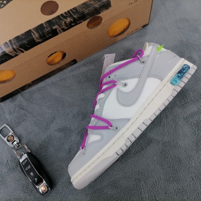 LJR Dunk Low Off-White Lot 45，DM1602-101