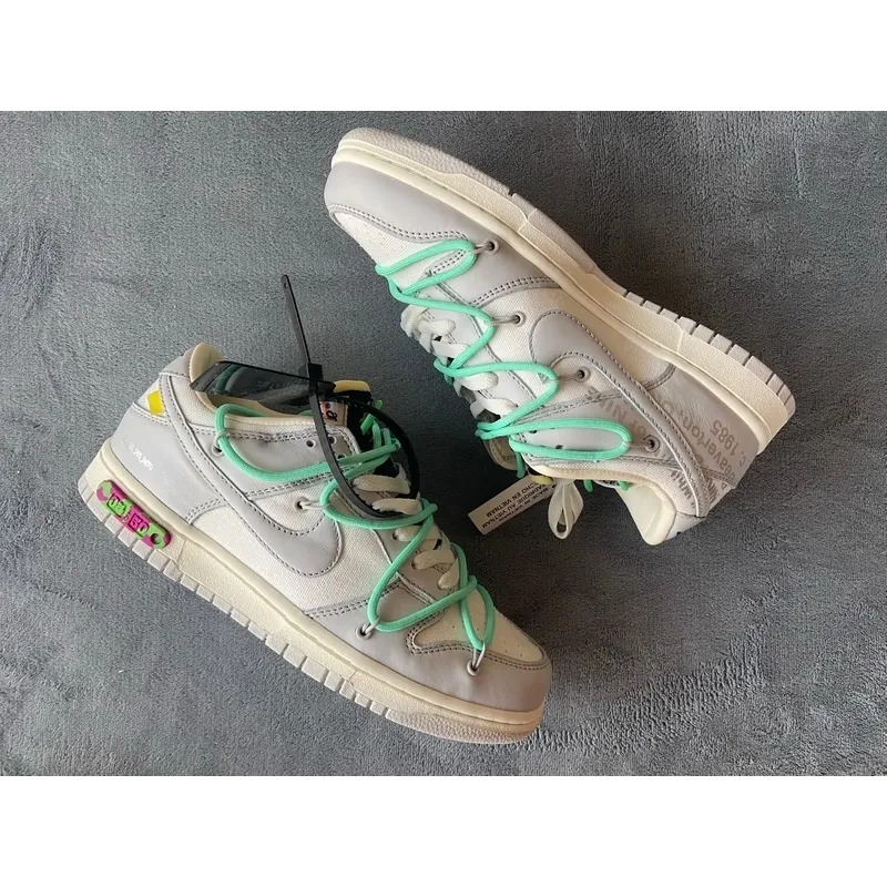 LJR Dunk Low Off-White Lot 4, DM1602-114