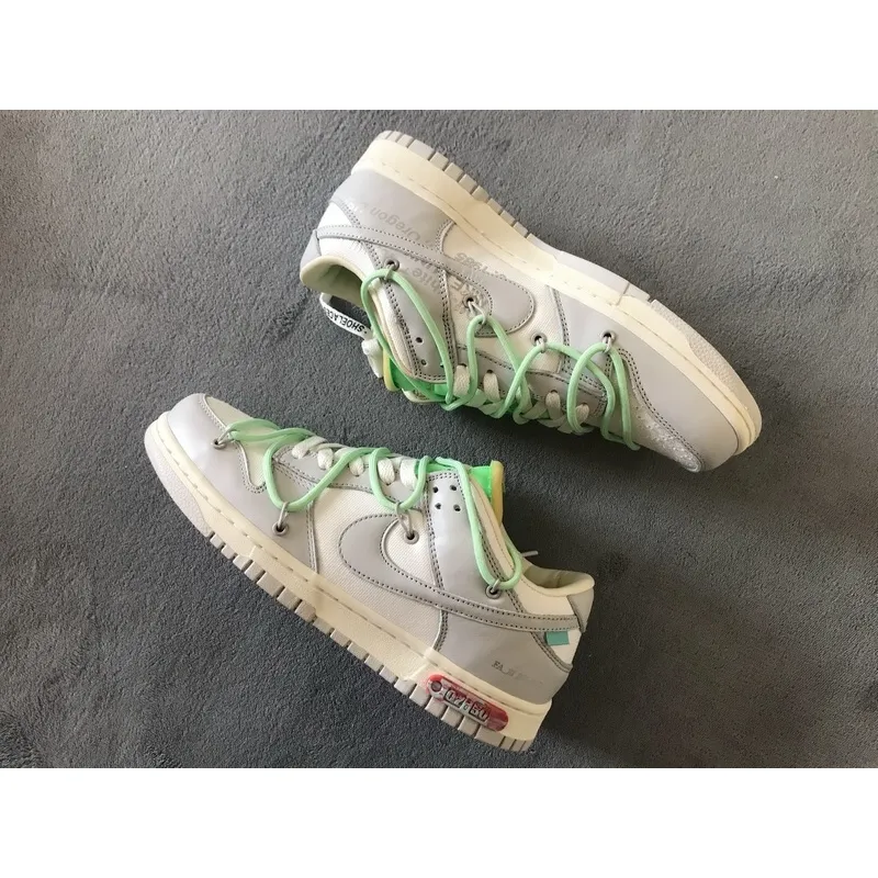 LJR Dunk Low Off-White Lot 7，DM1602-108