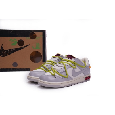 LJR Dunk Low Off-White Lot 8, DM1602-106 02