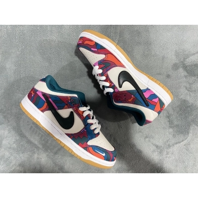 LJR Dunk Low Pro Parra Abstract Art (2021)  DH7695-600 02
