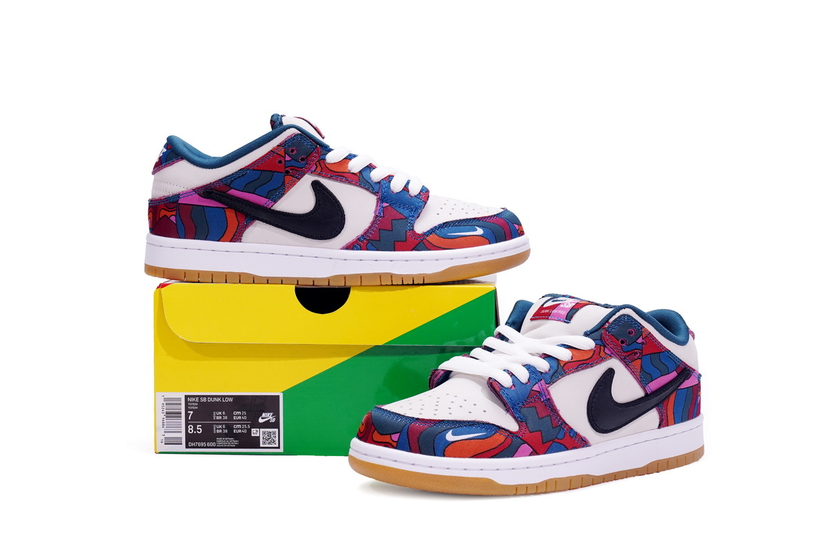 LJR Dunk Low Pro Parra Abstract Art (2021)  DH7695-600