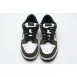 LJR Dunk Low White Black Trail End Brown，304292-102 