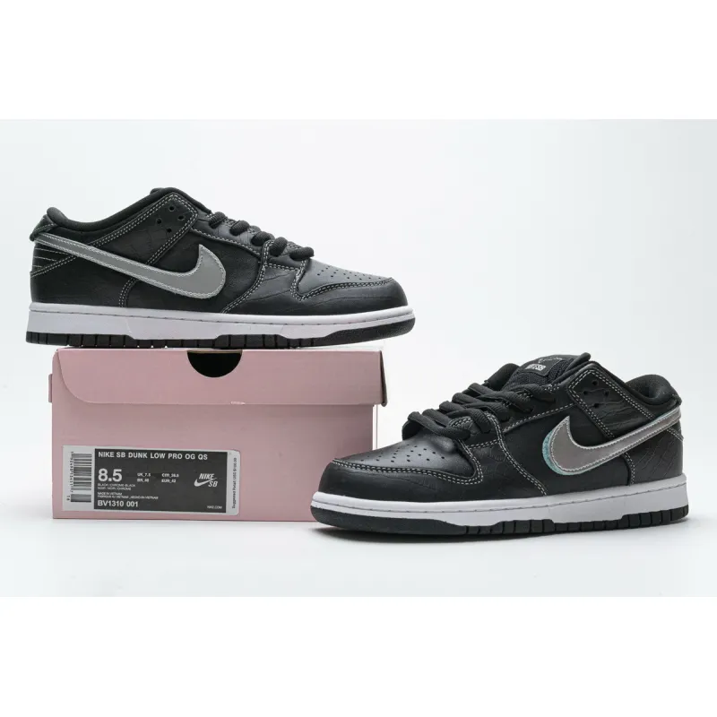 LJR Dunk SB Low Diamond Supply Co Black Diamond, BV1310-001