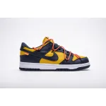 LJR Dunk SB Low Off-White University Gold Midnight Navy, CT0856-700