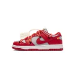LJR Dunk SB Low Off-White University Red, CT0856-600