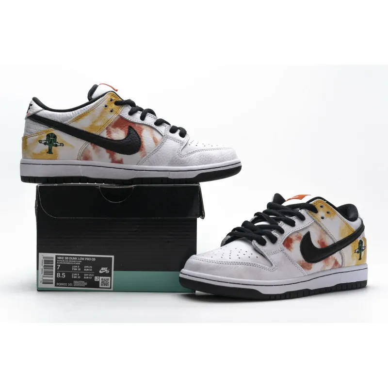 LJR Dunk SB Low Raygun Tie-Dye White, BQ6832-101