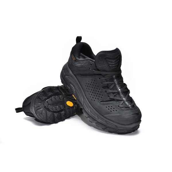 LJR HOKA ONE ONE Tor Ultra Low Black，1105689-BLK