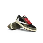LJR Jordan 1 Low Dark Green x Travis Scott, DM7866-196