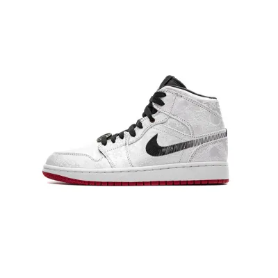 LJR Jordan 1 Mid SE Fearless Edison Chen CLOT，CU2804-100   01