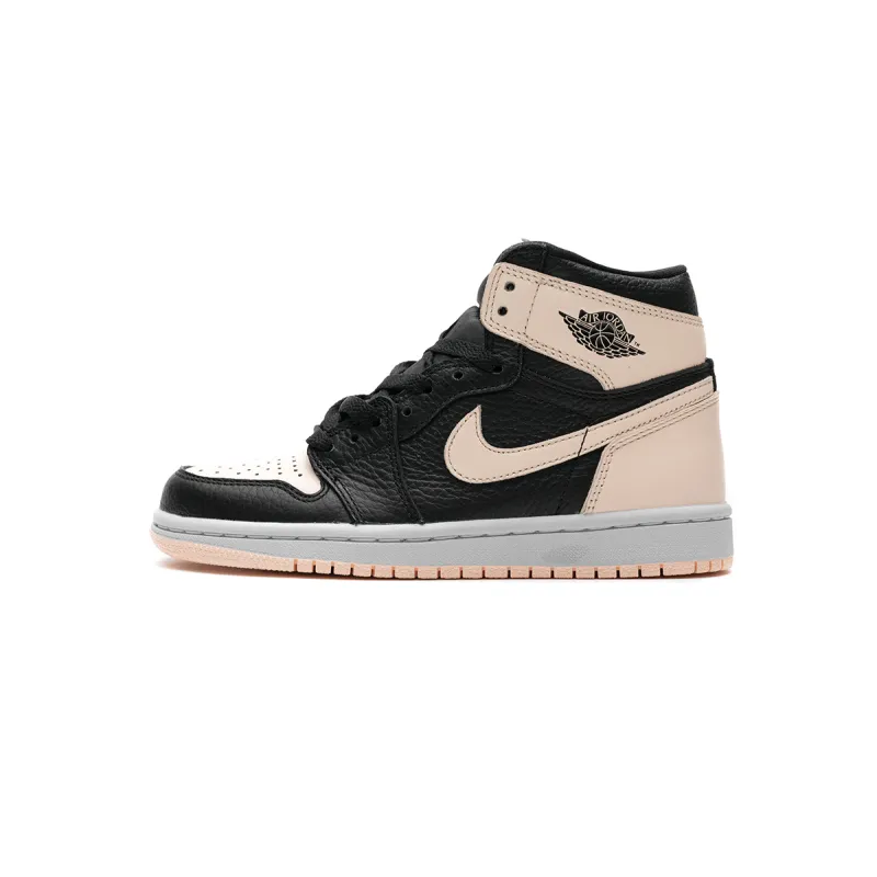 LJR Jordan 1 Retro High Black Crimson Tint，555088-081