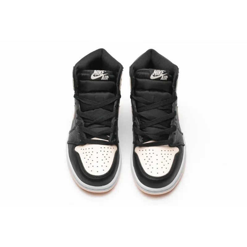 LJR Jordan 1 Retro High Black Crimson Tint，555088-081