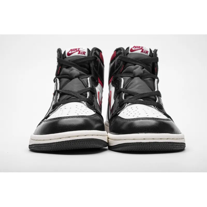 LJR Jordan 1 Retro High Black Gym Red，555088-061 