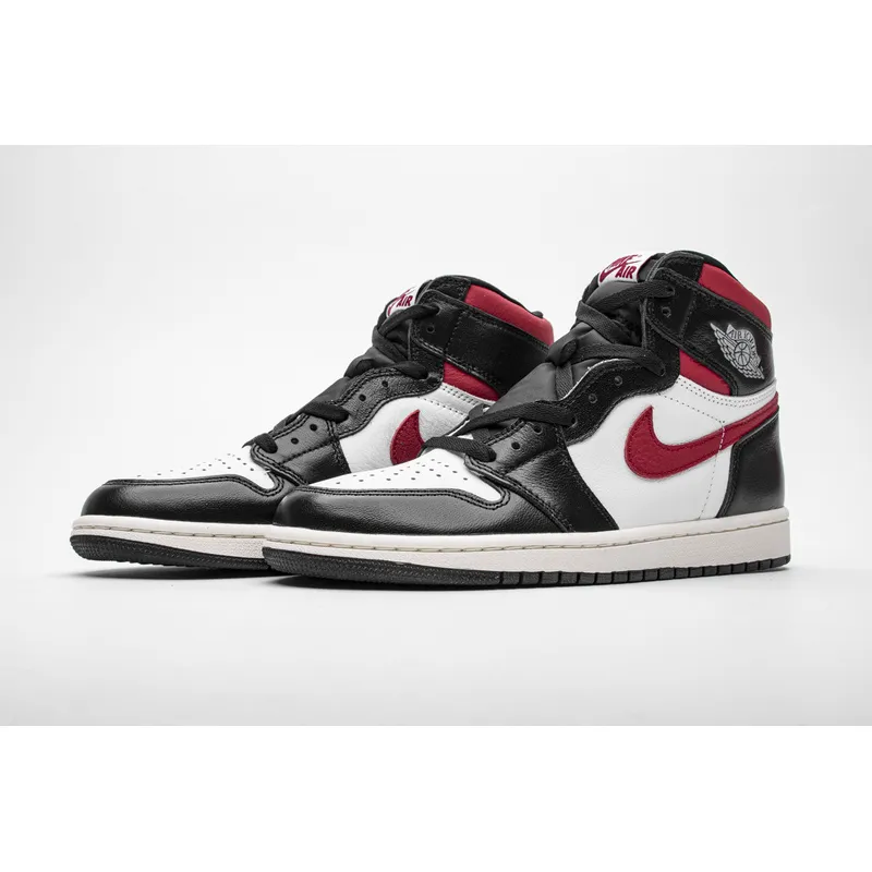 LJR Jordan 1 Retro High Black Gym Red，555088-061 