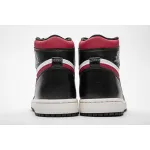 LJR Jordan 1 Retro High Black Gym Red，555088-061 