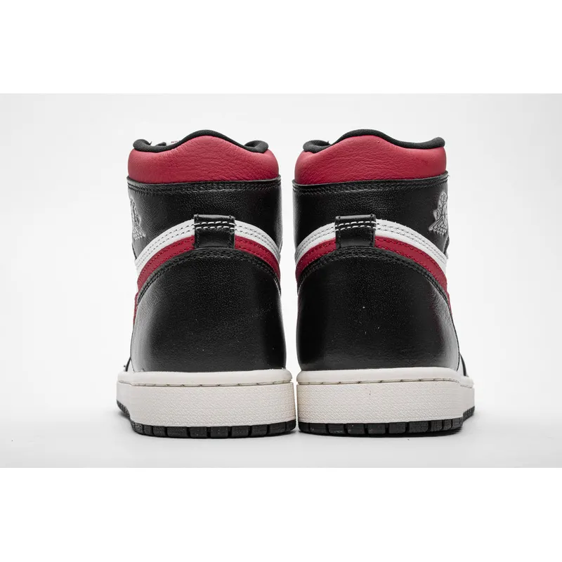 LJR Jordan 1 Retro High Black Gym Red，555088-061 