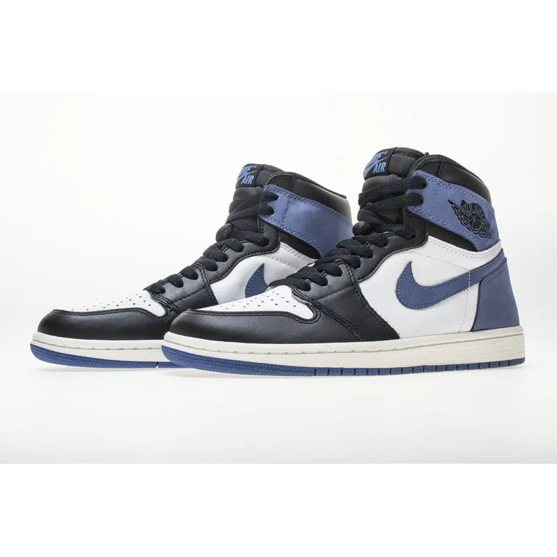 LJR Jordan 1 Retro High Blue Moon，555088-115  