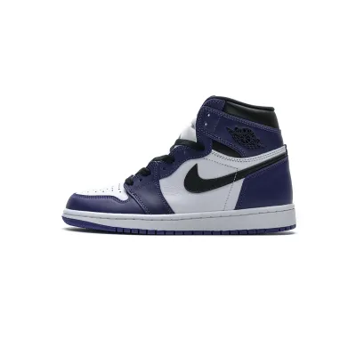 LJR Jordan 1 Retro High Court Purple White，555088-500   01