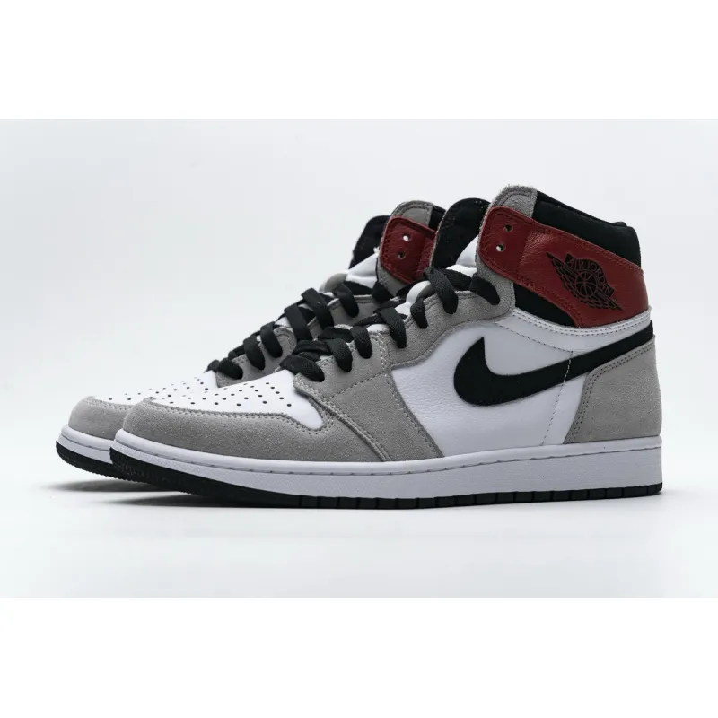LJR Jordan 1 Retro High Light Smoke Grey，555088-126