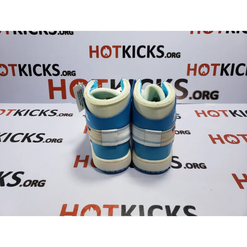 LJR Jordan 1 Retro High Off-White University Blue, AQ0818-148