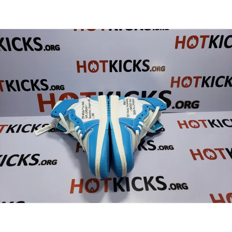 LJR Jordan 1 Retro High Off-White University Blue, AQ0818-148