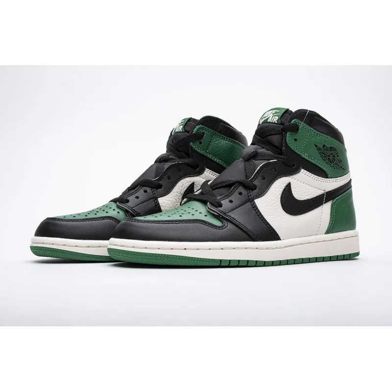 LJR Jordan 1 Retro High Pine Green，555088-302 