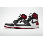 LJR Jordan 1 Retro High Satin Black Toe (W)， CD0461-016 
