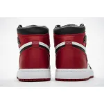 LJR Jordan 1 Retro High Satin Black Toe (W)， CD0461-016 