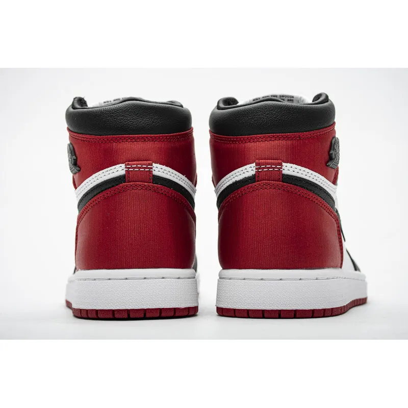 LJR Jordan 1 Retro High Satin Black Toe (W)， CD0461-016 